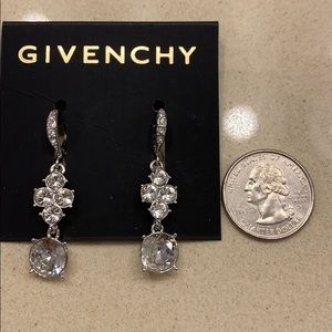 Givenchy crystal drop earrings